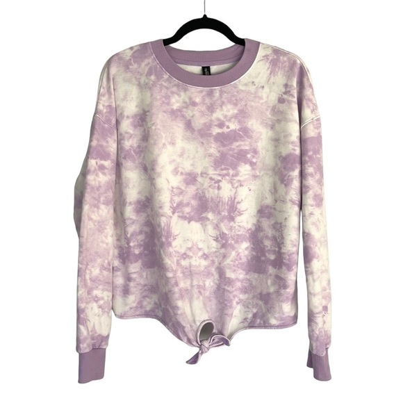 Ambrielle Other - Ambrielle Tie-Dye Crew Neck Long-Sleeve Sleepwear Sweatshirt Size L